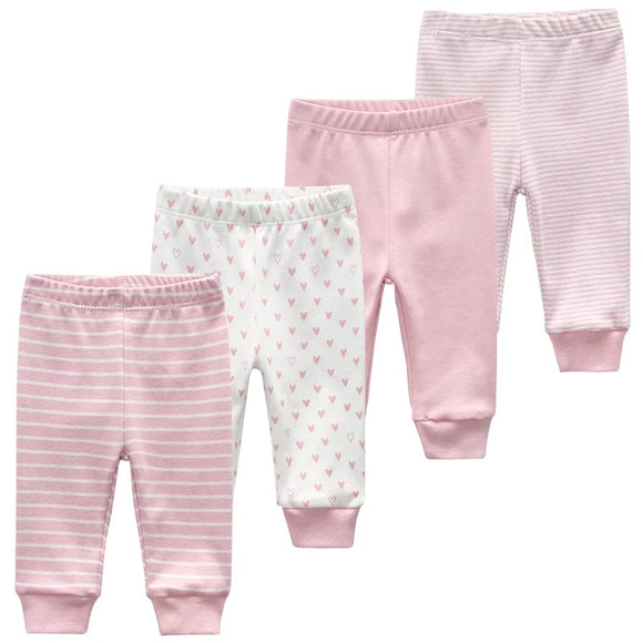 Baby Girls 4 Pack Pants Set