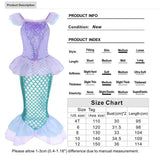 Girls Mermaid Costume and Accessory Set