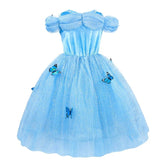 Girls Cinderella Costume and Accessory Set